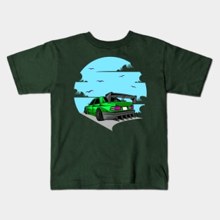 Powerful of germany car - Mercedes 190e Kids T-Shirt